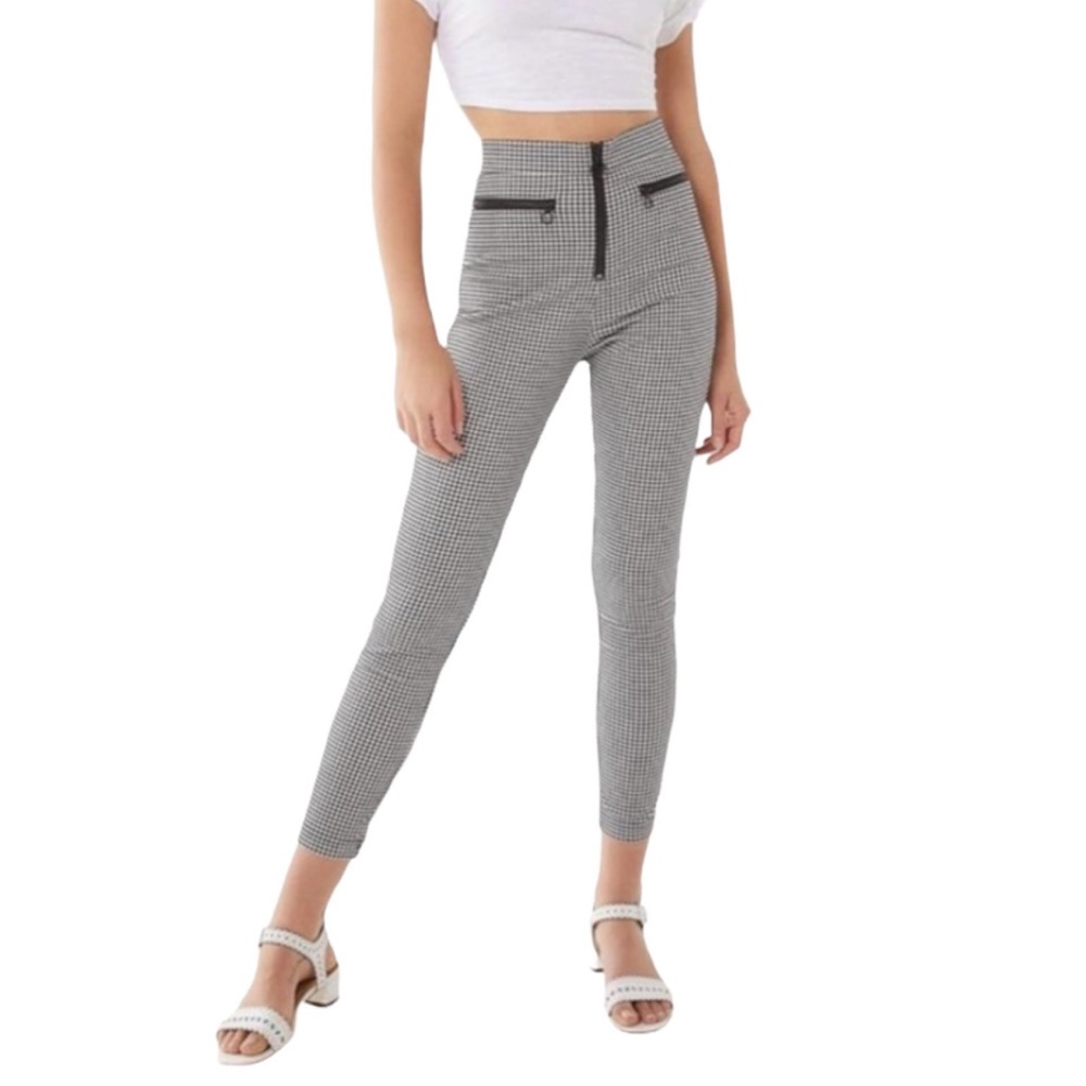 Urban Outfitters Susie Zip Front High Rise Pants
